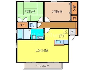 カメリアの物件間取画像